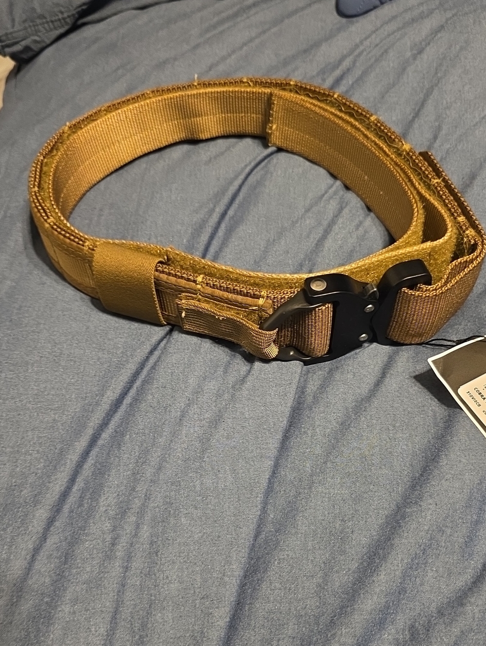 Heavy-Duty Tactical Belt in Coyote